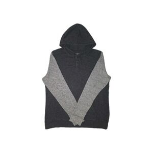 Urban Pipeline Men's Dark Gray Pullover Drawstring Hoodie Sweatshirt XL